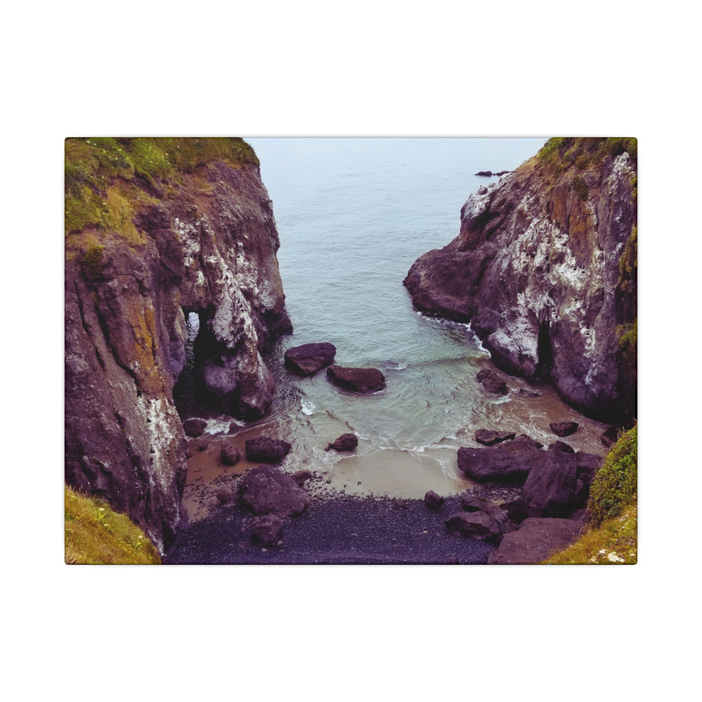 Coastal Cove Matte Canvas Print — Stretched Seascape Wall Art
