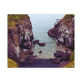 Coastal Cove Matte Canvas Print — Stretched Seascape Wall Art