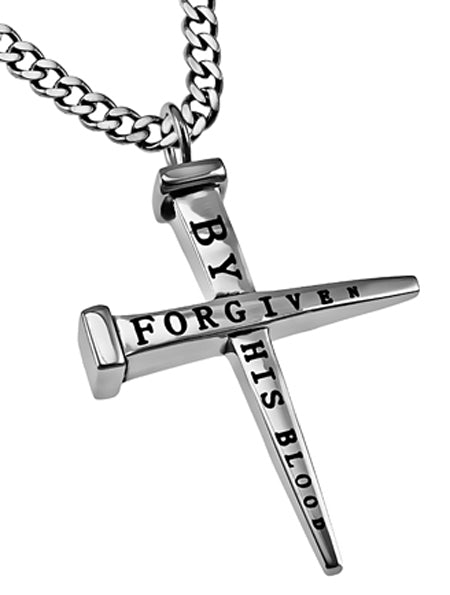 2 Nail Cross Necklace