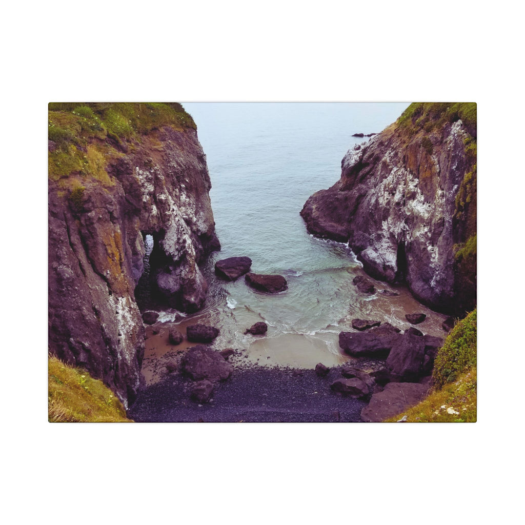 Coastal Cove Matte Canvas Print — Stretched Seascape Wall Art