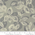 Light Blue Arabesque Palm Sky Cotton 44"/45" Fabric Per Yard