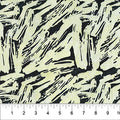 Black Brushstroke Celebration Cotton 44”/45” Fabric Per Yard