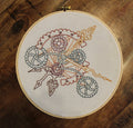 Clockwork Bloom Embroidery