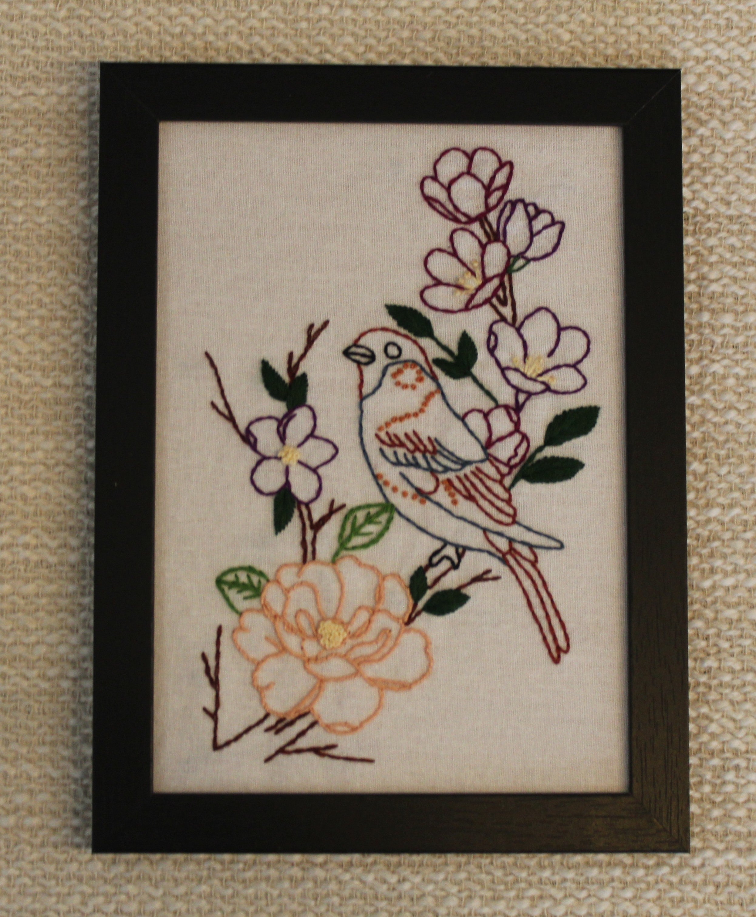 Bluebird In Bloom Embroidery