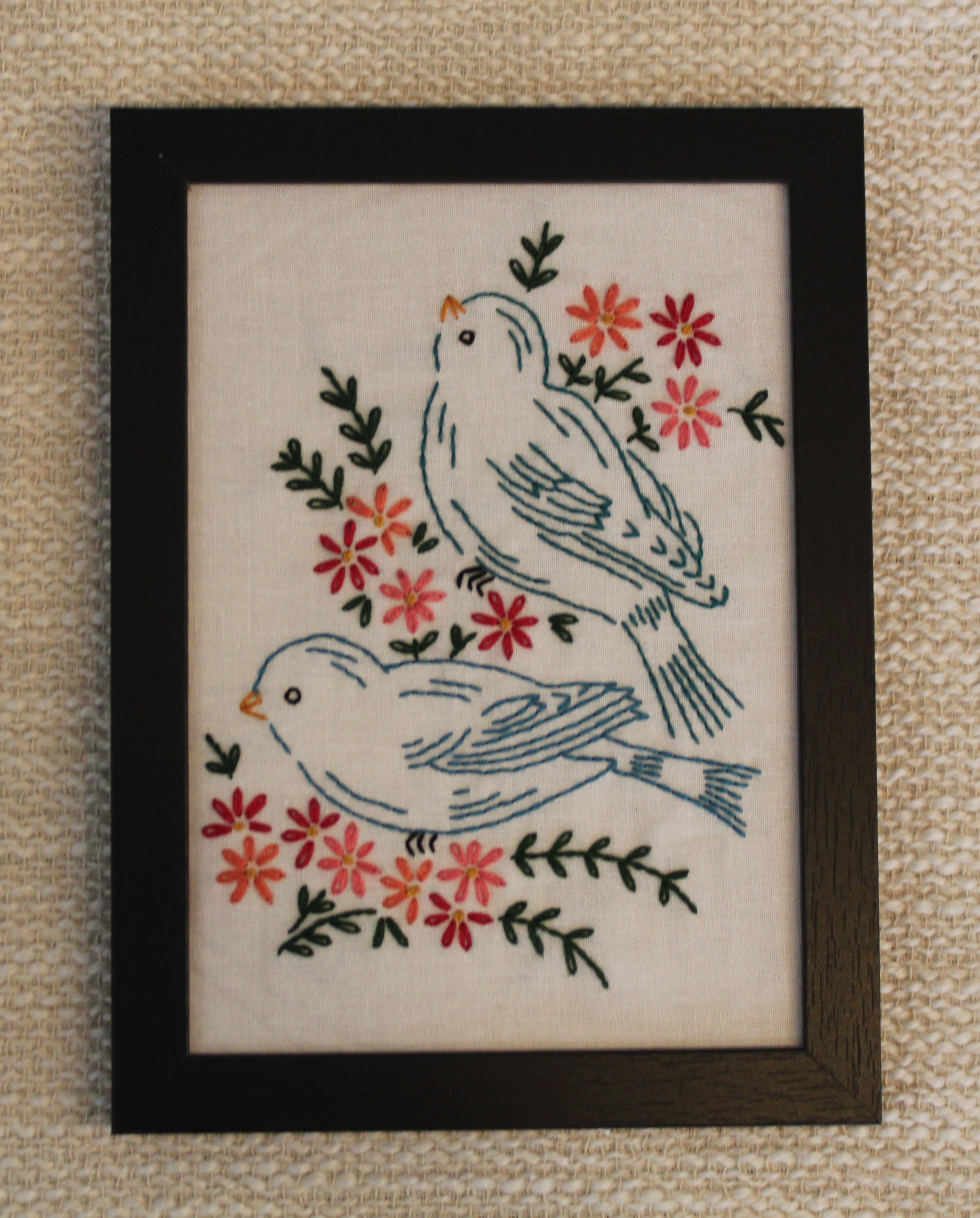 Songbirds in Stitch Embroidery