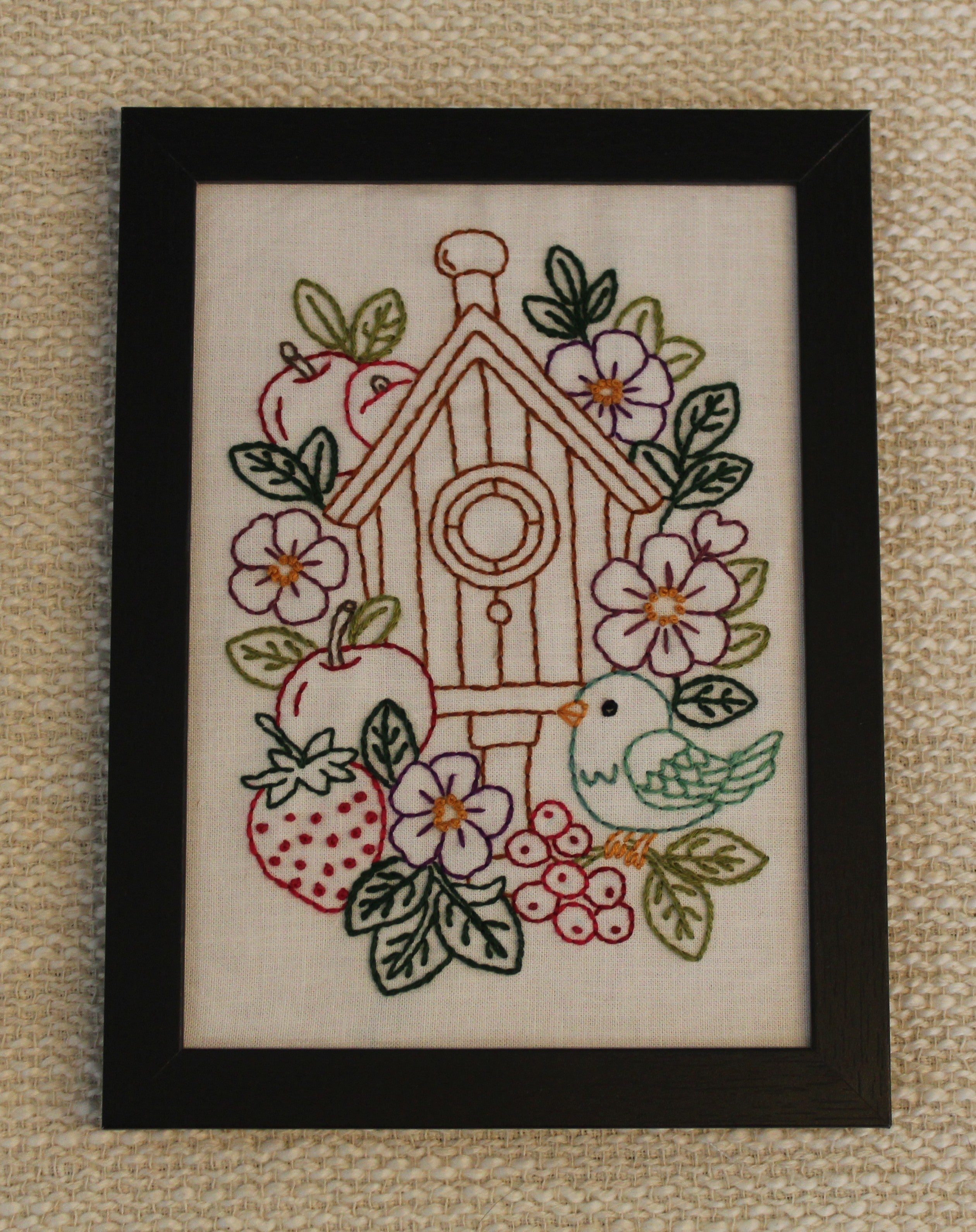 Harvest Cottage House Embroidery