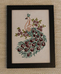 Shimmer-Tail Peacock Embroidery