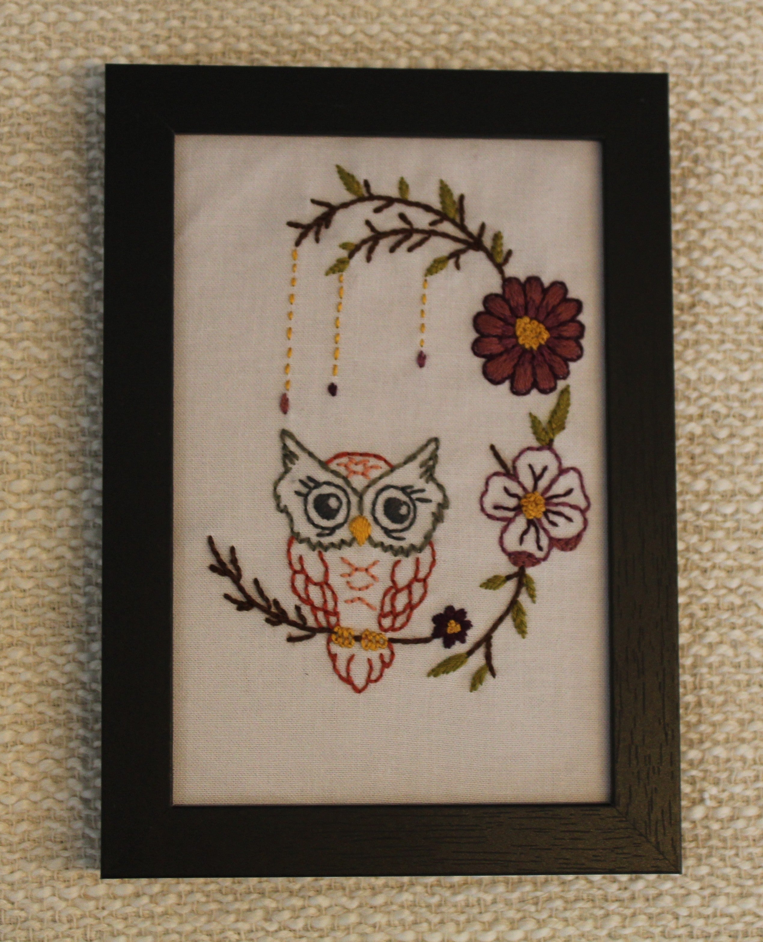 Twilight Owl Embroidery