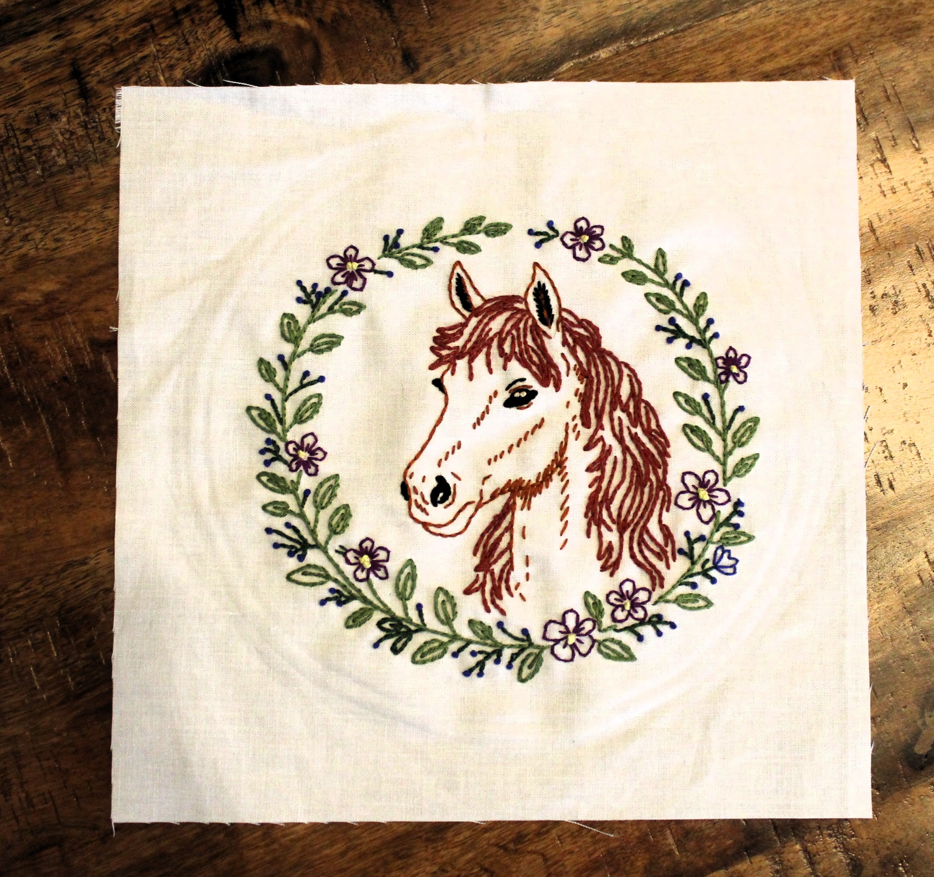 Wildflower Mane Embroidery
