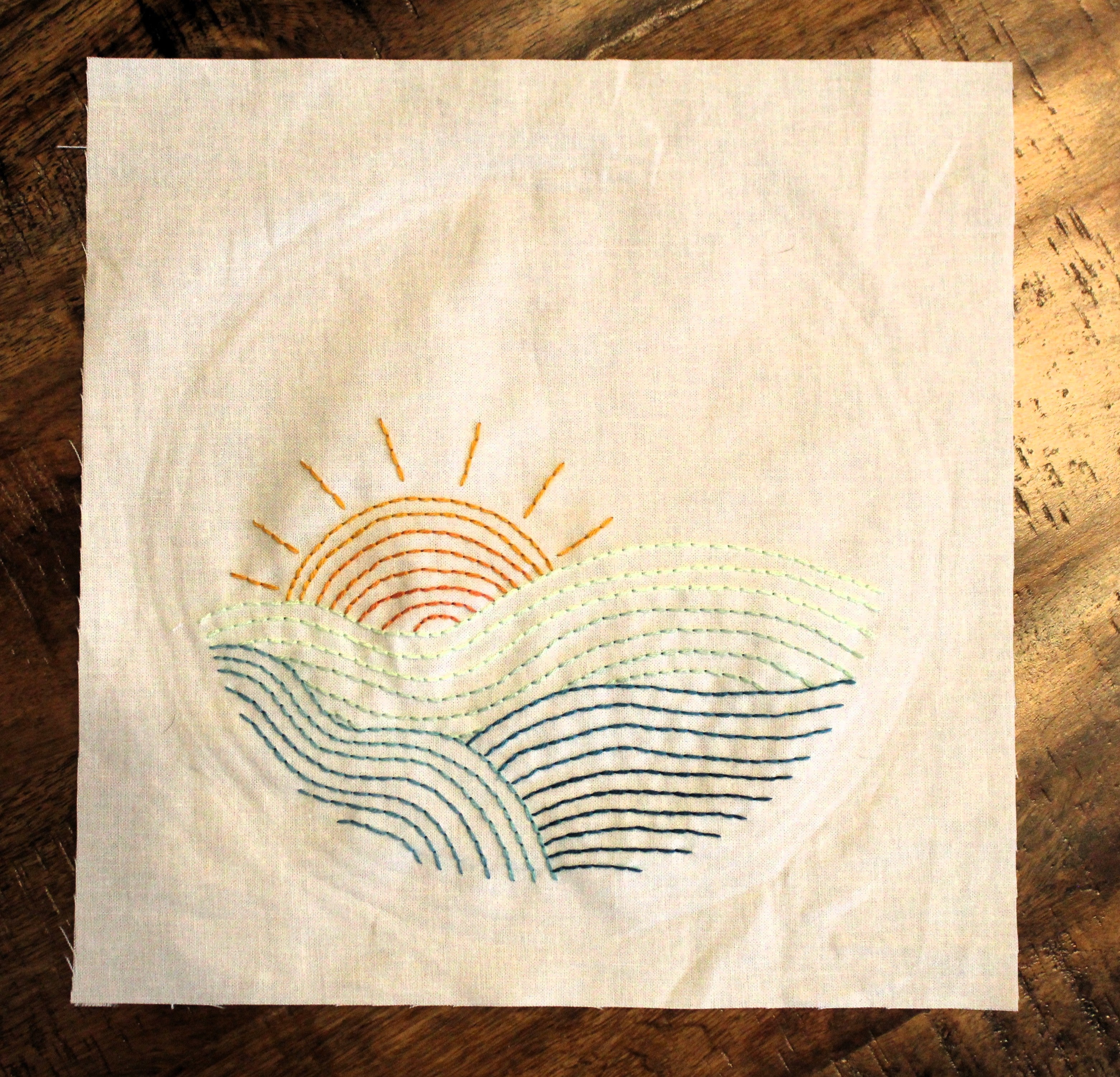 Coastal Dawn Embroidery