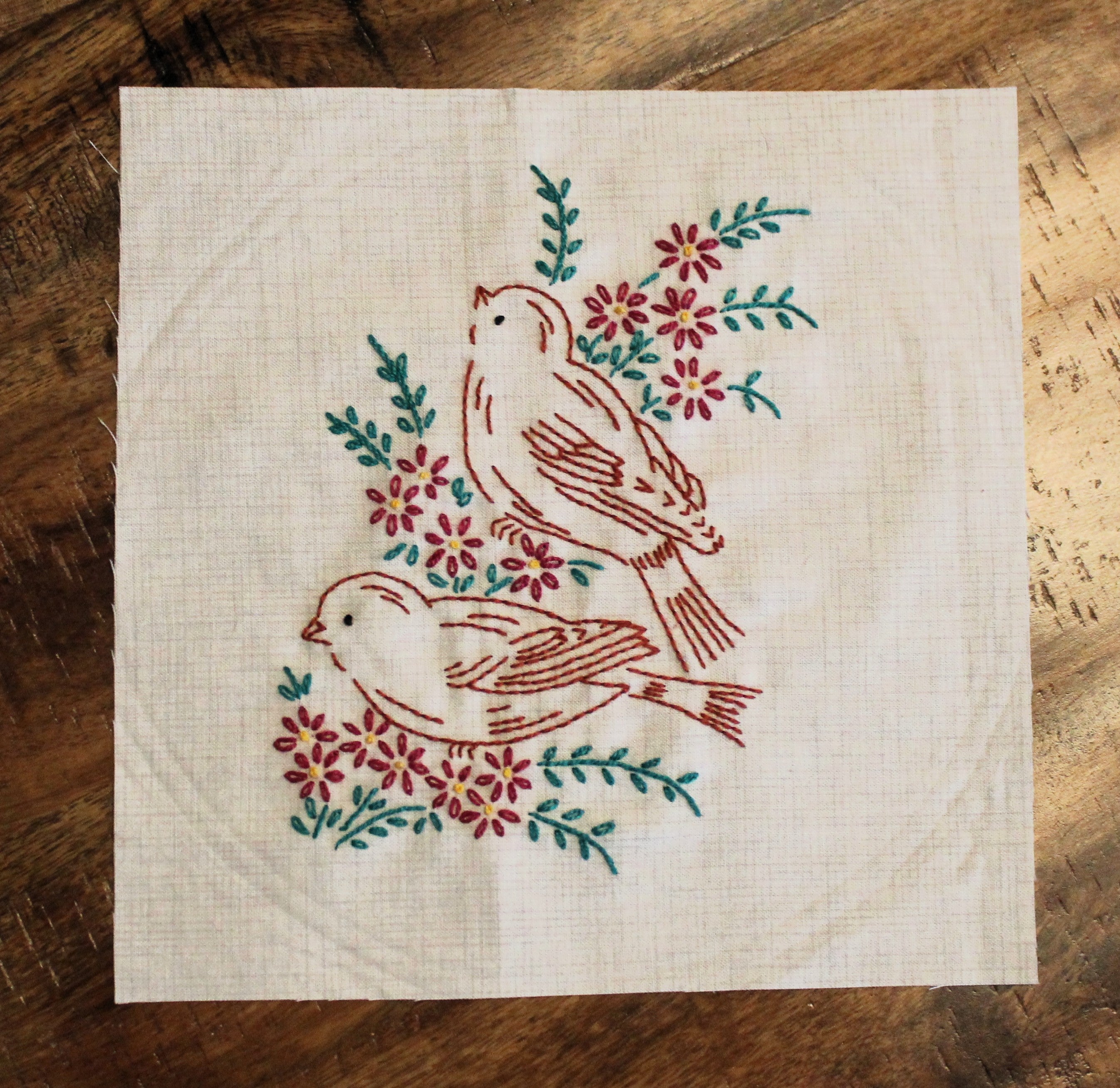 Heirloom Songbirds Embroidery