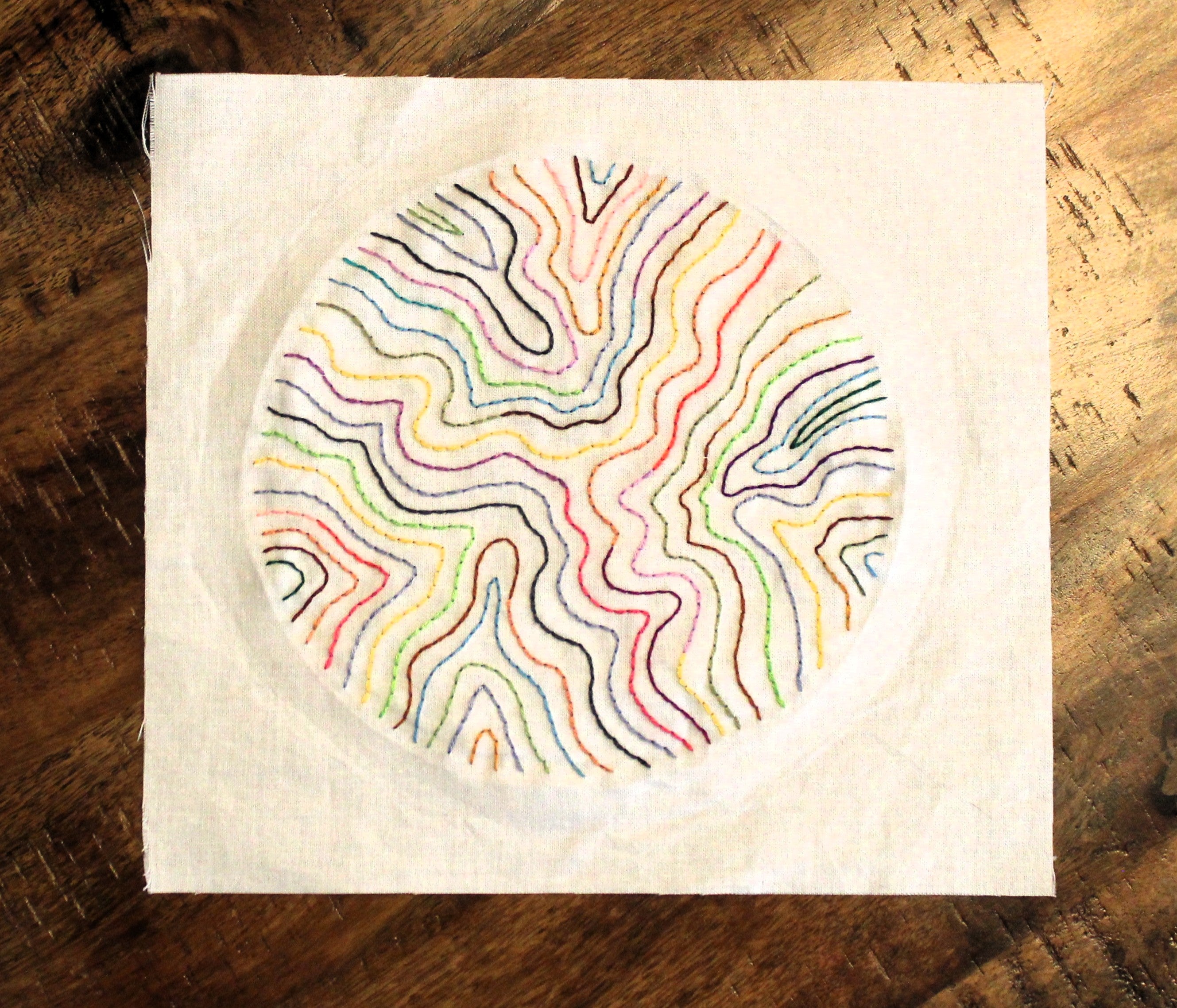 Currents in Color Embroidery