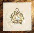 Songbird in the Vines Embroidery