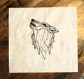 Wildline Wolf Embroidery