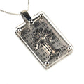 3D Shield Cross Necklace