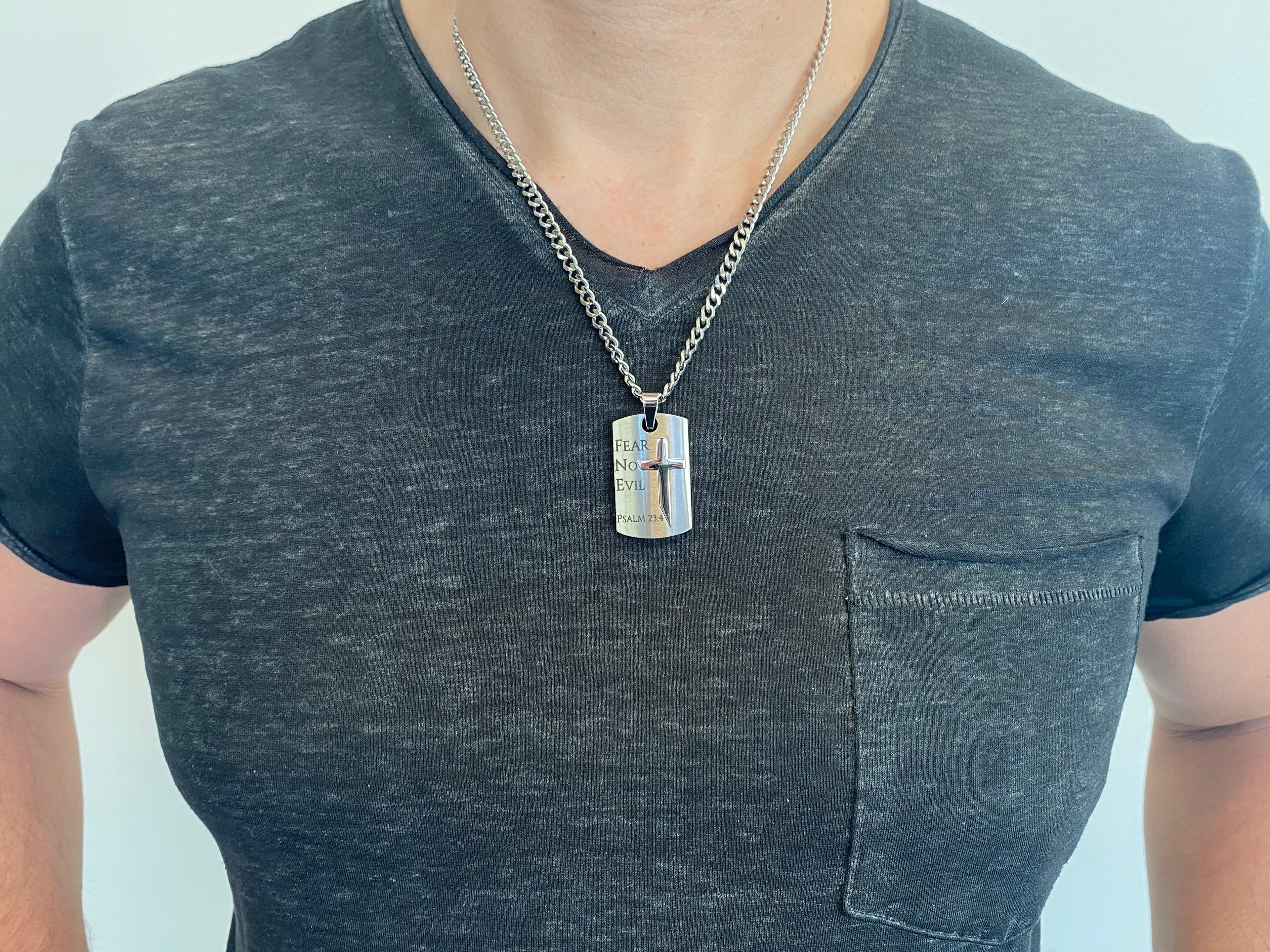 Guardian Shield Cross Necklace