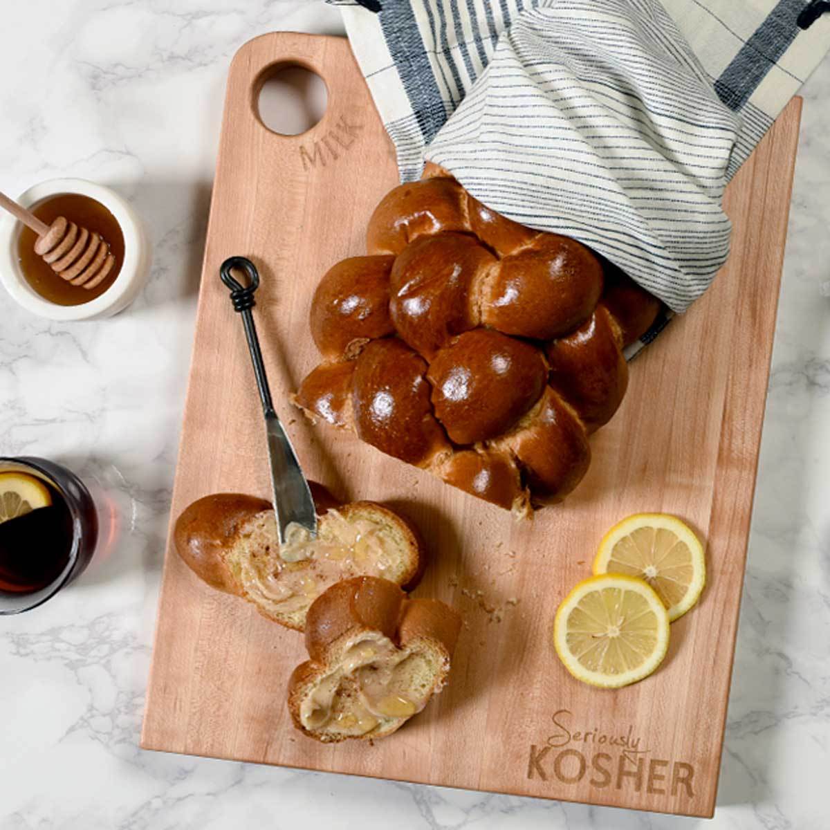 Seriously Kosher ~ Large Cutting Board ~ Milk