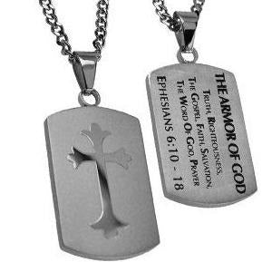 Shield Cross Necklace