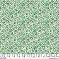 Star Flower Dance Green Flourish And Bloom 44"/45" Cotton Fabric Per Yard