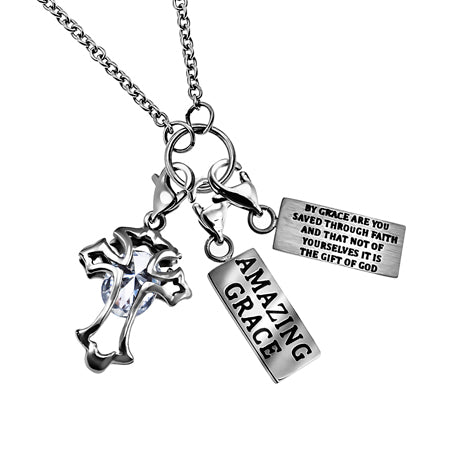 Silver Hang Charm Necklace