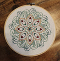 Ember & Evergreen Mandala Embroidery