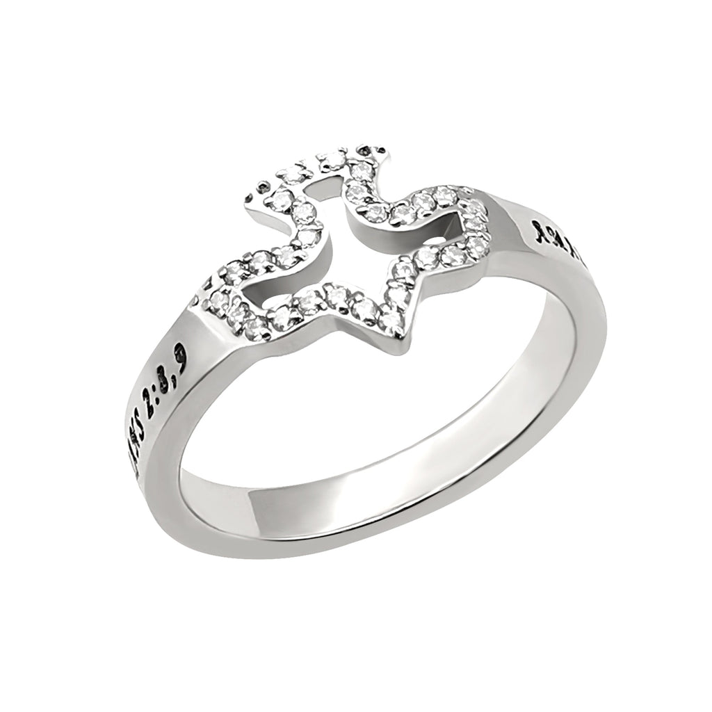 CZ Dove Ring