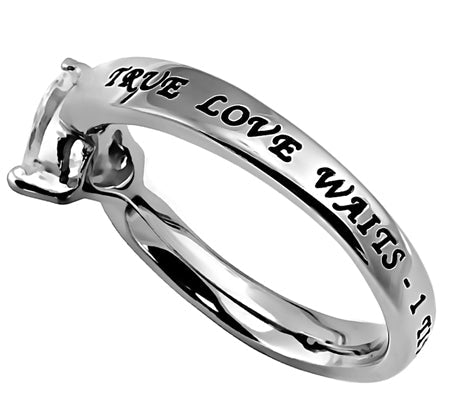 CZ Heart Ring