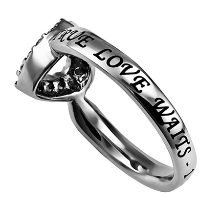 Open Heart Ring - True Love Waits