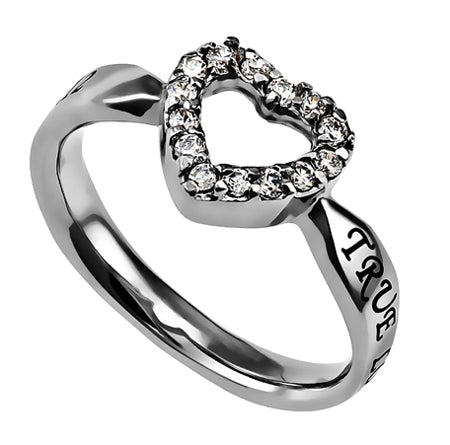 Open Heart Ring - True Love Waits