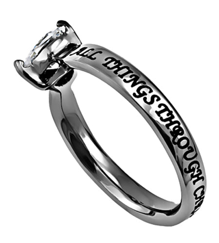 CZ Heart Ring