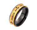 Four Cross Spinner Ring