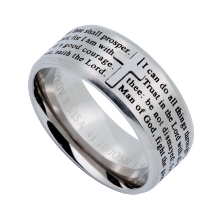 Silver Logos Ring