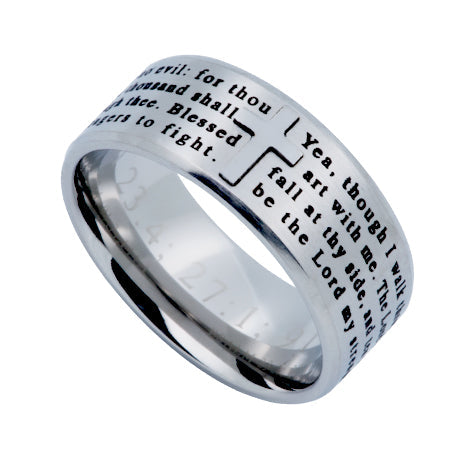 Silver Logos Ring