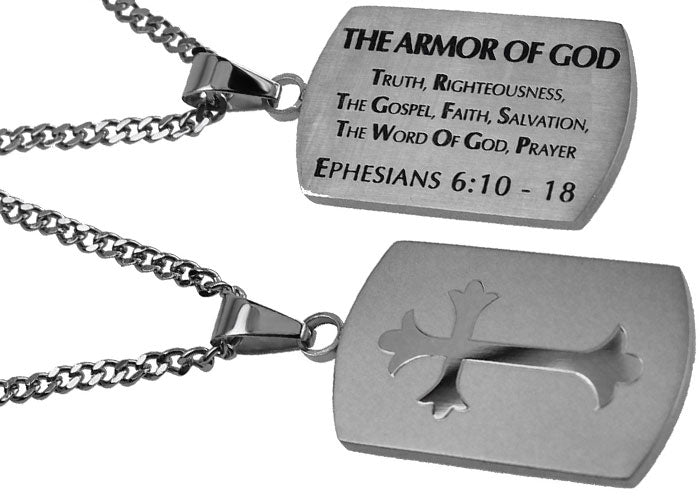 Shield Cross Necklace