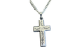 Black Thorn Cross Necklace