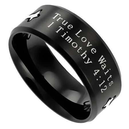 Black Neo Ring - True Love Waits