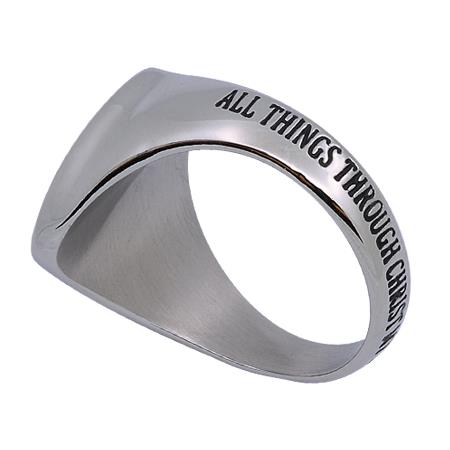 R2 Shield Cross Ring