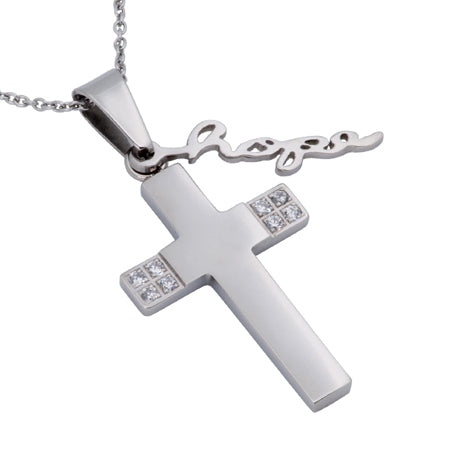 CZ Handwriting Necklace
