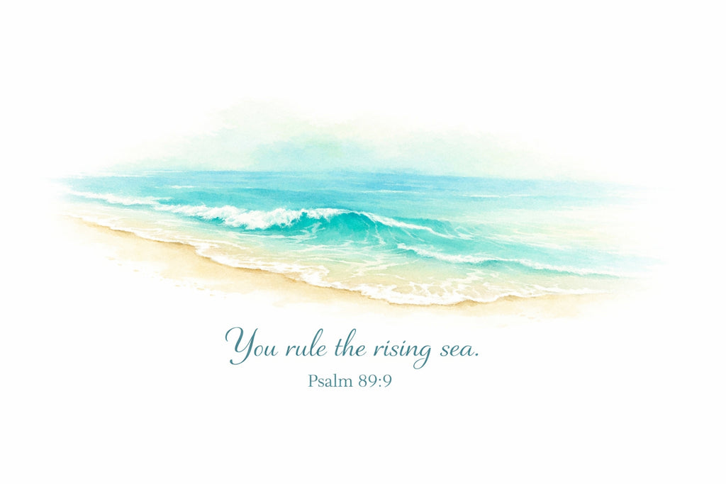 Psalm 89:9 — Rising Sea Classic Unisex Crewneck T-shirt