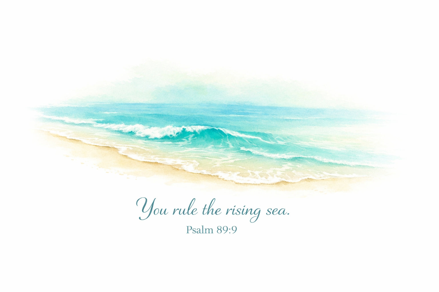 Psalm 89:9 — Rising Sea Classic Unisex Crewneck T-shirt