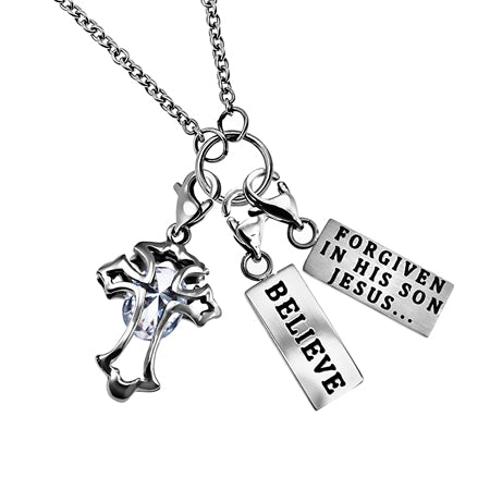 Silver Hang Charm Necklace